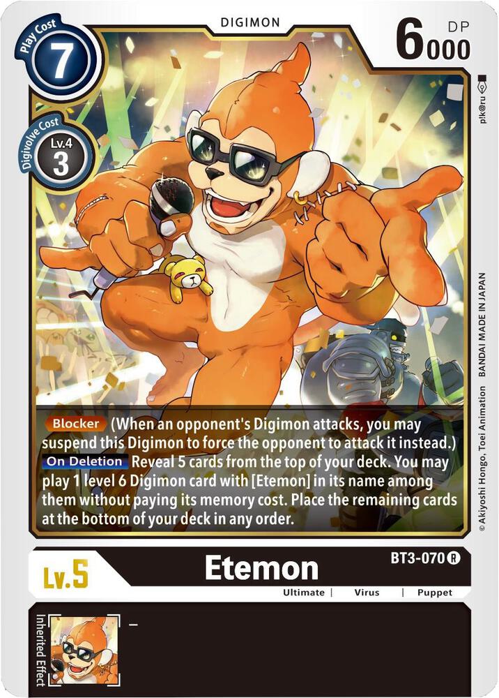 Etemon (BT3-070 R) (BT01-03B)
