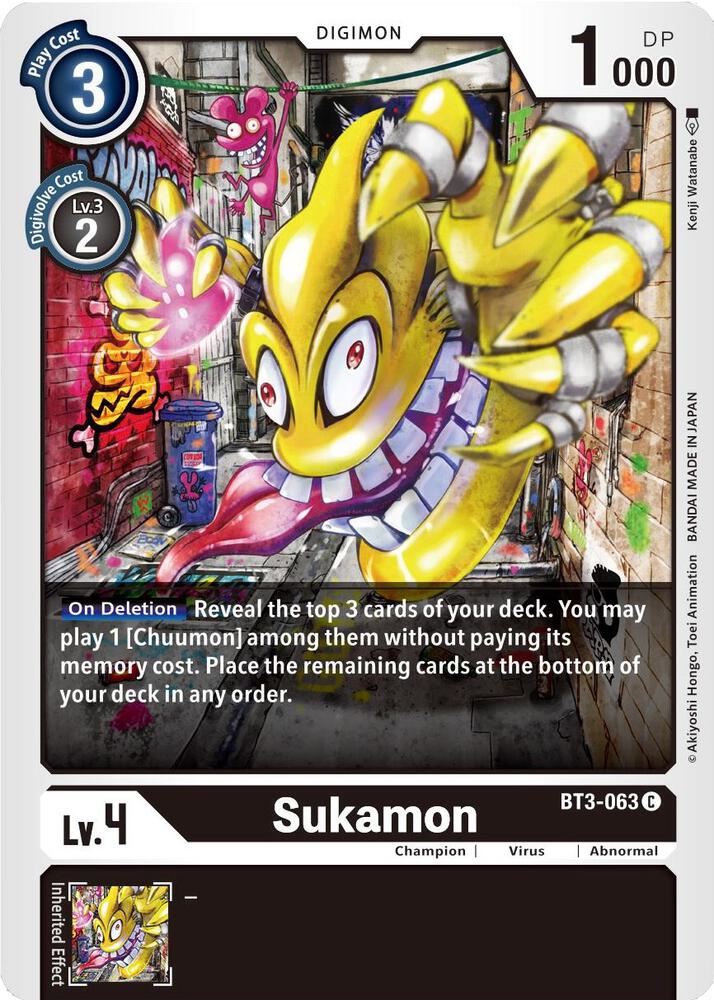 Sukamon (BT3-063 C) (BT01-03B)