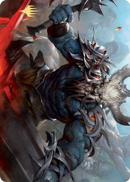 Frenzied Raider Art Card (Gold-Stamped Signature) (34) (ASKHM)