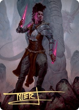 Kaya the Inexorable Art Card (Gold-Stamped Signature) (58) (ASKHM)