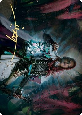 Tergrid, God of Fright Art Card (Gold-Stamped Signature) (27) (ASKHM)