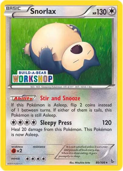 Snorlax - 80/106 (Build-a-Bear Workshop Exclusive) (080/106) (MCAP)