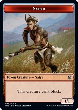 Satyr // Goblin Construct Double-sided Token (Challenger 2021) (9 // 11) (UMP)