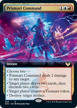 Image for Prismari Command (Extended Art) (348) (STX) - Magic: The Gathering