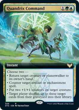 Image for Quandrix Command (Extended Art) (349) (STX) - Magic: The Gathering