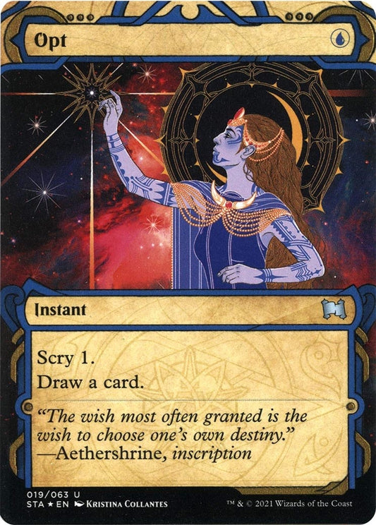 Image for Opt (Foil Etched) (19) (STA) - Magic: The Gathering