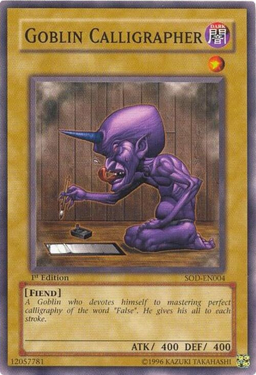 Goblin Calligrapher (SOD-EN004) (SOD)