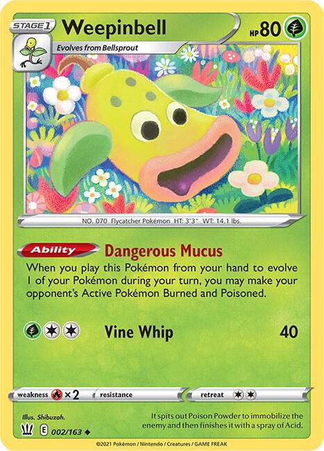 Weepinbell (002/163) (SWSH05)