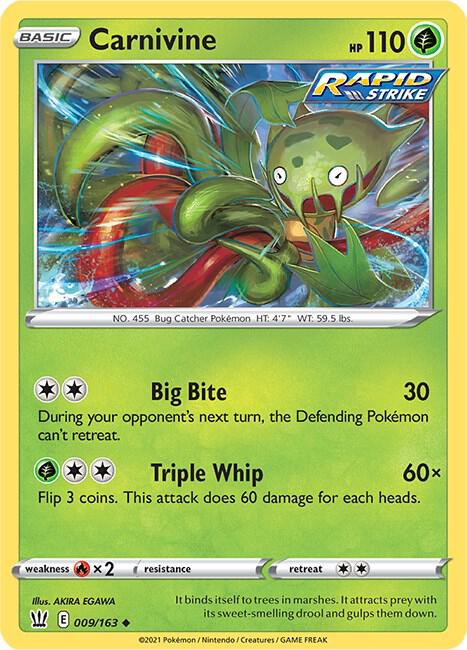 Carnivine (009/163) (SWSH05)
