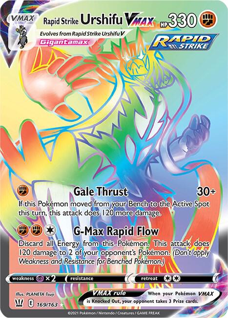 Rapid Strike Urshifu VMAX (Secret) (169/163) (SWSH05)