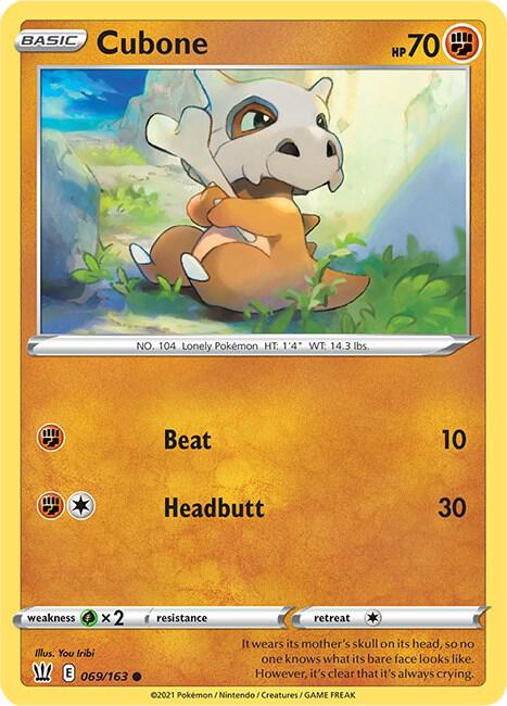 Cubone (069/163) (SWSH05)