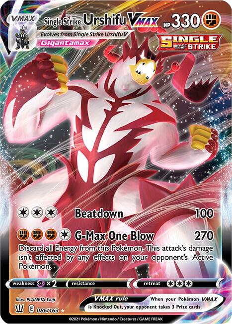 Single Strike Urshifu VMAX (086/163) (SWSH05)