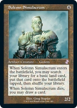 Image for Solemn Simulacrum (400) (TSR) - Magic: The Gathering