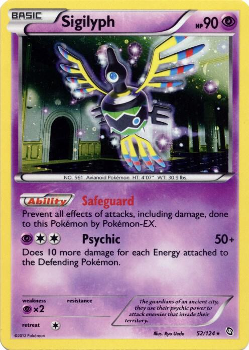 Sigilyph - 52/124 (Cosmos Holo) (052/124) (BLE)
