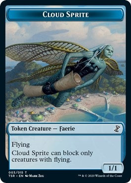 Image for Cloud Sprite Token (3) (TSR) - Magic: The Gathering