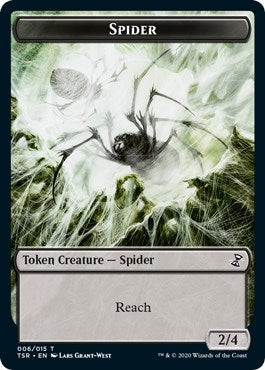 Image for Spider Token (6) (TSR) - Magic: The Gathering