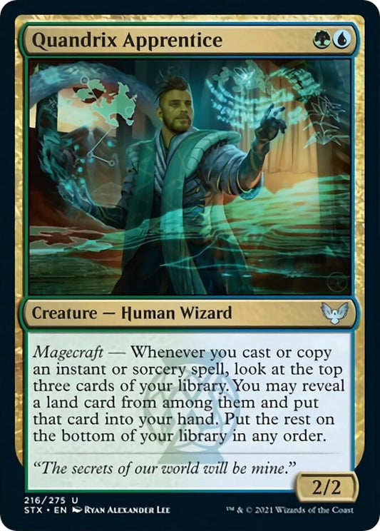 Image for Quandrix Apprentice (216) (STX) - Magic: The Gathering