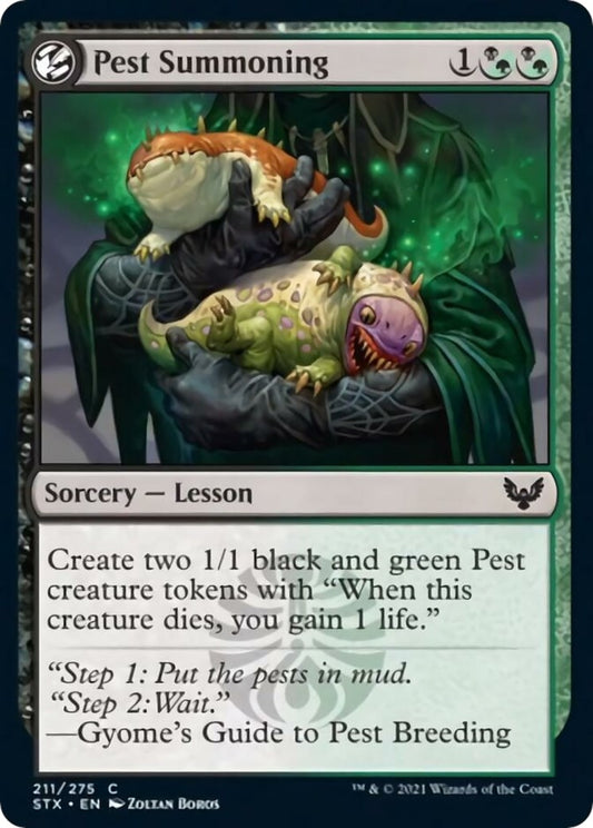 Image for Pest Summoning (211) (STX) - Magic: The Gathering