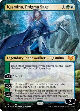 Image for Kasmina, Enigma Sage (Borderless) (279) (STX) - Magic: The Gathering