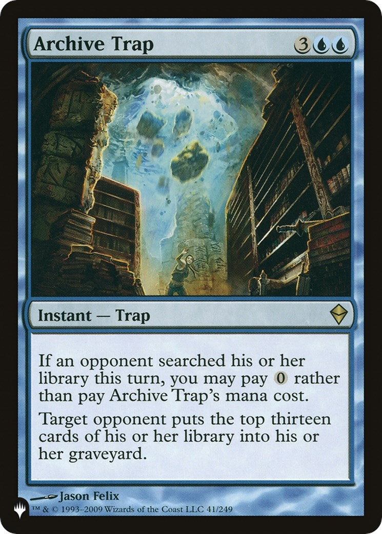 Archive Trap (41/249) (LIST)