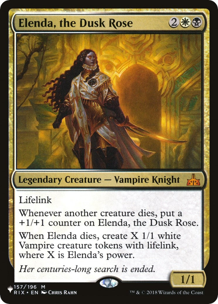 Elenda, the Dusk Rose (157/196) (LIST)