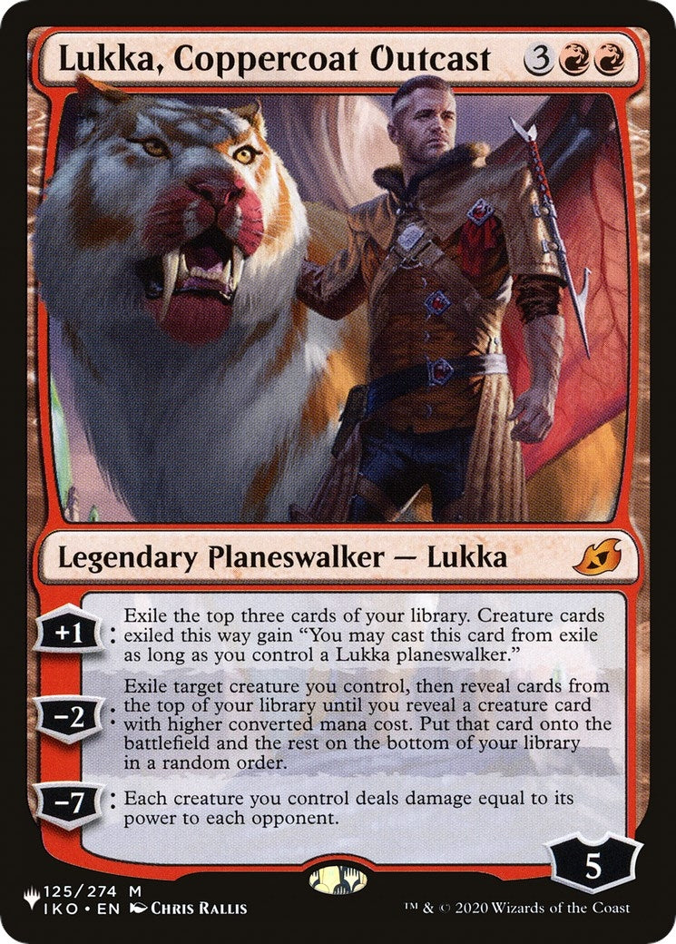 Lukka, Coppercoat Outcast (125/274) (LIST)