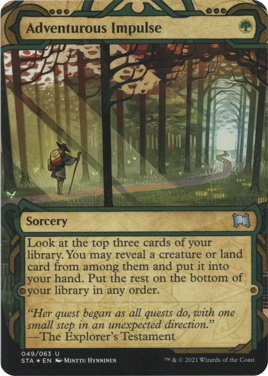 Image for Adventurous Impulse (Foil Etched) (49) (STA) - Magic: The Gathering