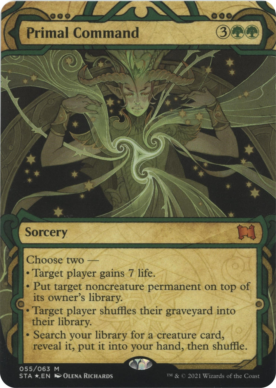 Primal Command (Foil Etched) (55) (STA)