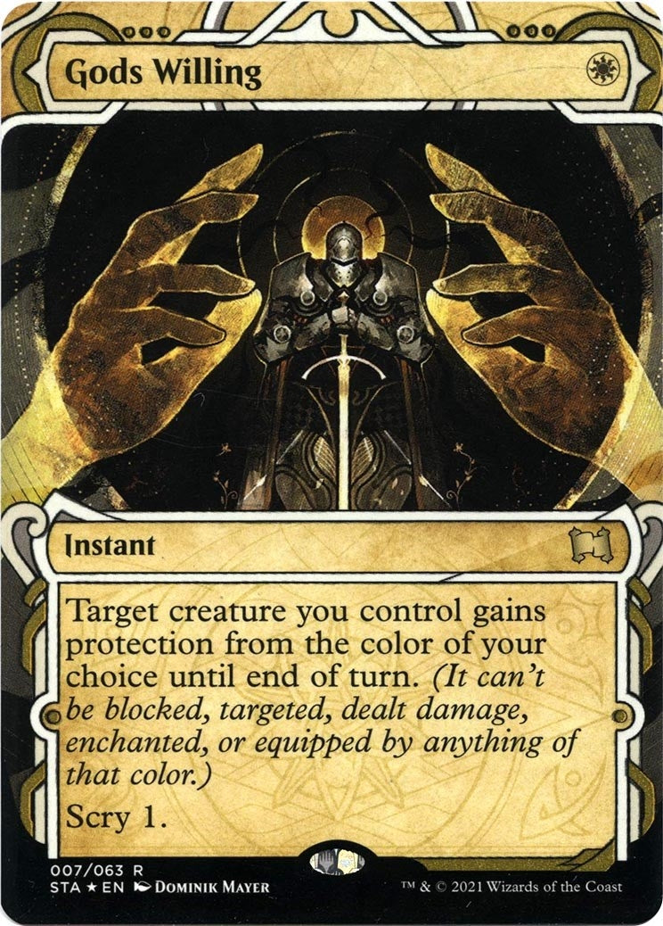 Gods Willing (Foil Etched) (7) (STA)