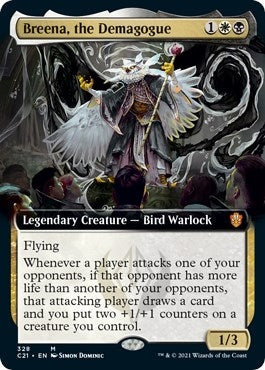 Breena, the Demagogue (Extended Art) (328) (C21)