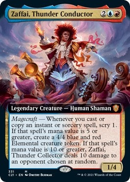 Zaffai, Thunder Conductor (Extended Art) (331) (C21)