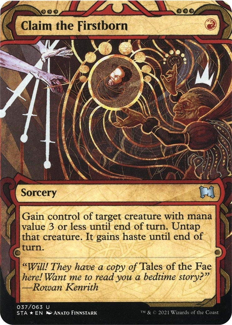 Claim the Firstborn (Foil Etched) (37) (STA)