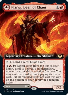 Plargg, Dean of Chaos (Extended Art) (328) (STX)