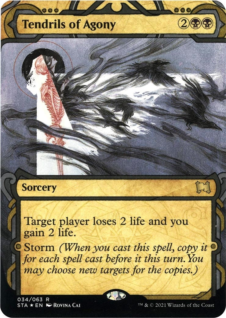 Tendrils of Agony (Foil Etched) (34) (STA)