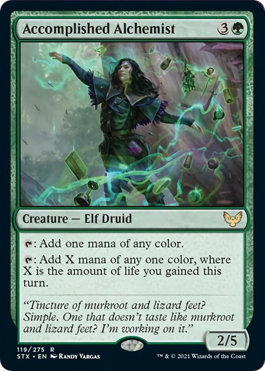 Image for Accomplished Alchemist (119) (STX) - Magic: The Gathering