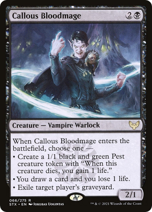 Image for Callous Bloodmage (66) (STX) - Magic: The Gathering