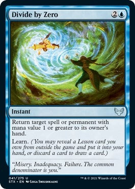 Image for Divide by Zero (41) (STX) - Magic: The Gathering