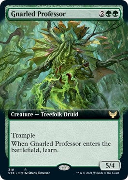 Image for Gnarled Professor (Extended Art) (319) (STX) - Magic: The Gathering