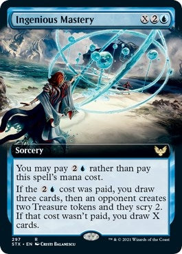 Image for Ingenious Mastery (Extended Art) (297) (STX) - Magic: The Gathering