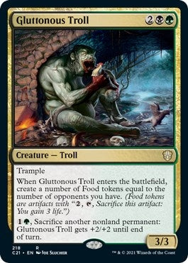 Gluttonous Troll (218) (C21)