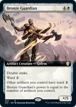 Bronze Guardian (Extended Art) (340) (C21)