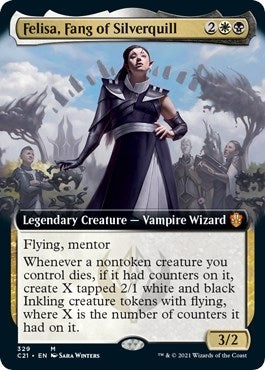Felisa, Fang of Silverquill (Extended Art) (329) (C21)