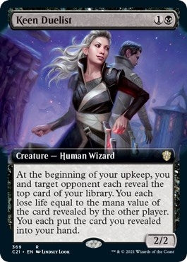 Keen Duelist (Extended Art) (369) (C21)