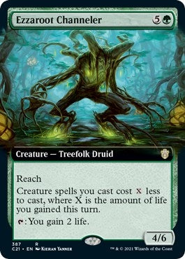 Ezzaroot Channeler (Extended Art) (387) (C21)