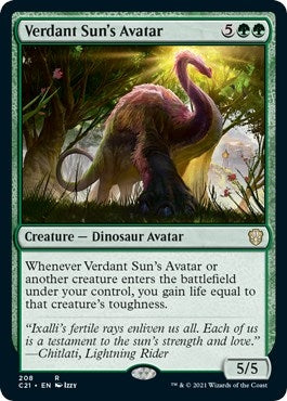 Verdant Sun's Avatar (208) (C21)