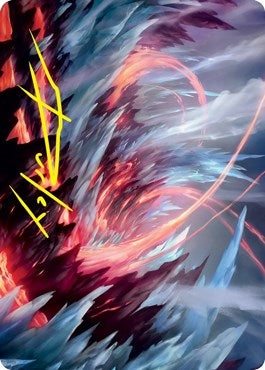 Frostboil Snarl Art Card (Gold-Stamped Signature) (47) (ASSTX)