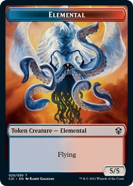 Elemental (020) // Copy Double-Sided Token (20 // 30) (C21)
