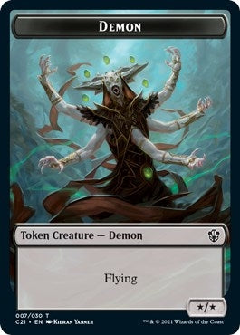 Demon // Fungus Beast Double-Sided Token (7 // 15) (C21)