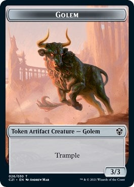 Golem (026) // Thopter Double-Sided Token (26 // 29) (C21)