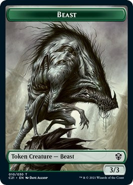Beast (010) // Whale Double-Sided Token (10 // 5) (C21)